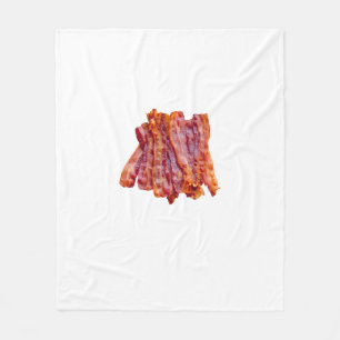 Bacon Bacon Bacon Fleece Blanket