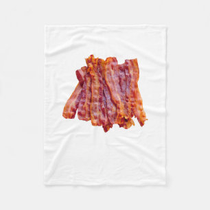 Bacon Bacon Bacon Fleece Blanket