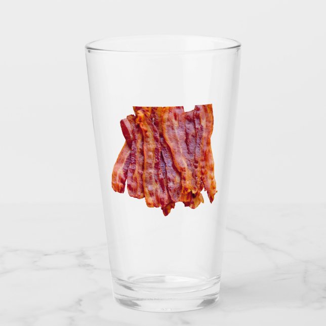 Bacon Bacon Bacon Glass (Front)