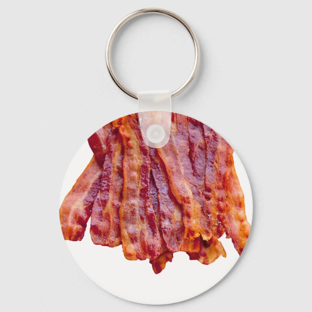 Bacon Bacon Bacon Key Ring (Front)