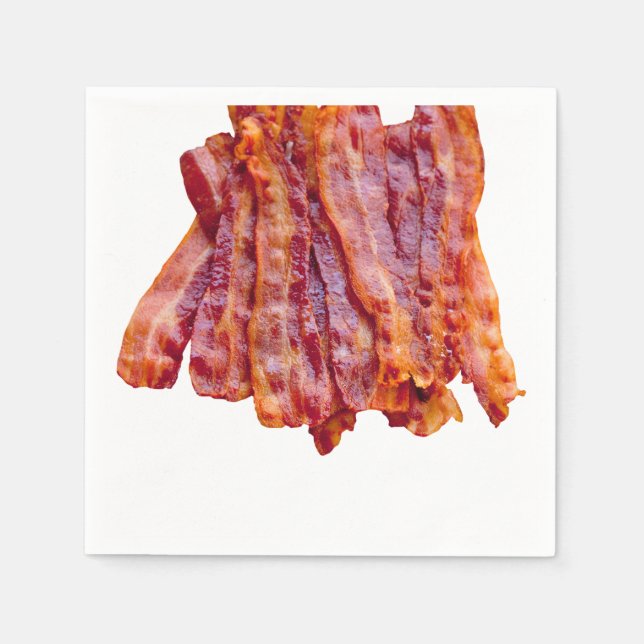 Bacon Bacon Bacon Napkin (Front)