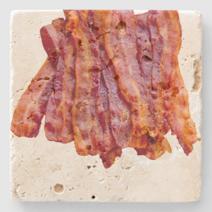 Bacon Bacon Bacon Stone Coaster