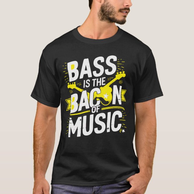 Bacon Beats – Bass Lover’s Tee for Music Foodies (Front)