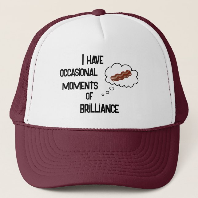 Bacon Brilliance Men's Trucker Hat (Front)