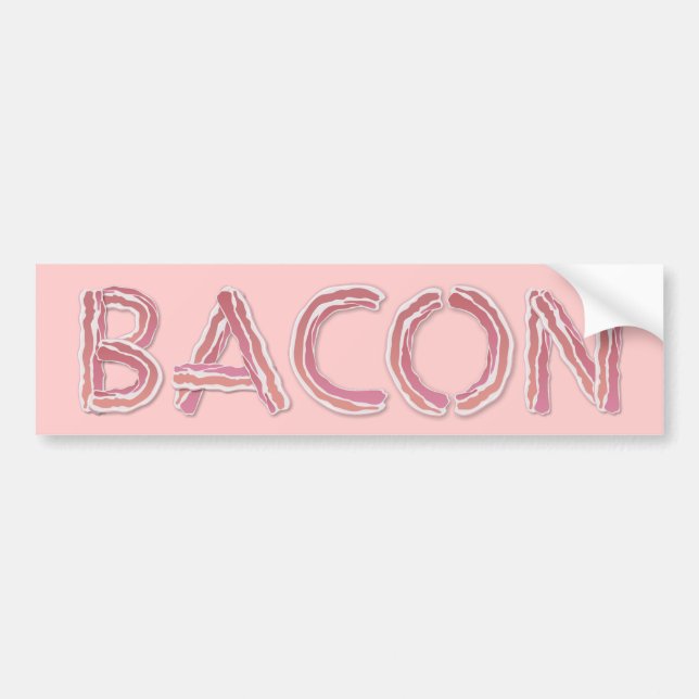 Bacon Bumper Sticker (Front)