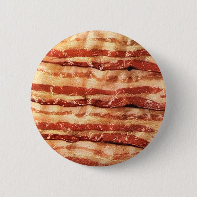 BACON button / badge / pin love! (Front)