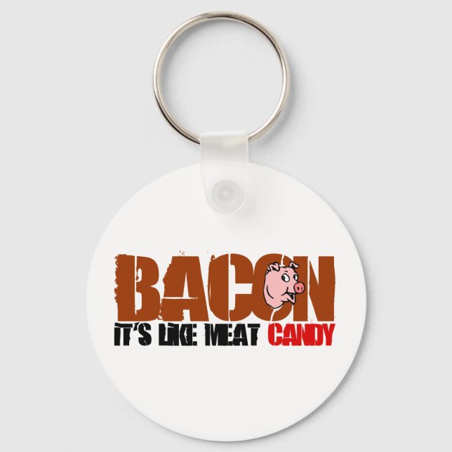 Bacon Candy $7.50 Key Chain (Front)