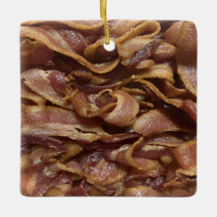 Bacon Ceramic Ornament