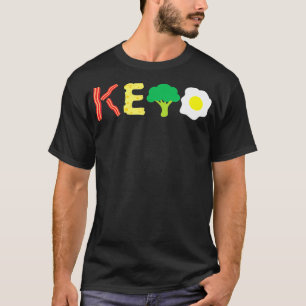 Bacon Cheese Broccoli Egg Keto Diet Ketosis  T-Shirt