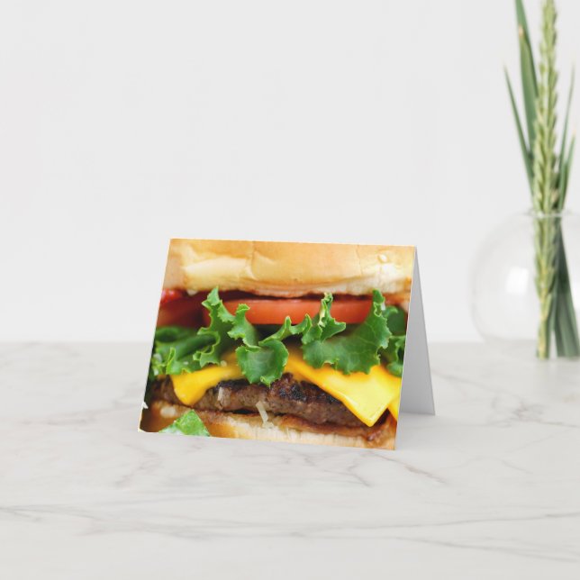 Bacon Cheeseburger Card (Front)