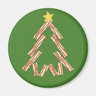 Bacon Christmas Tree Magnet