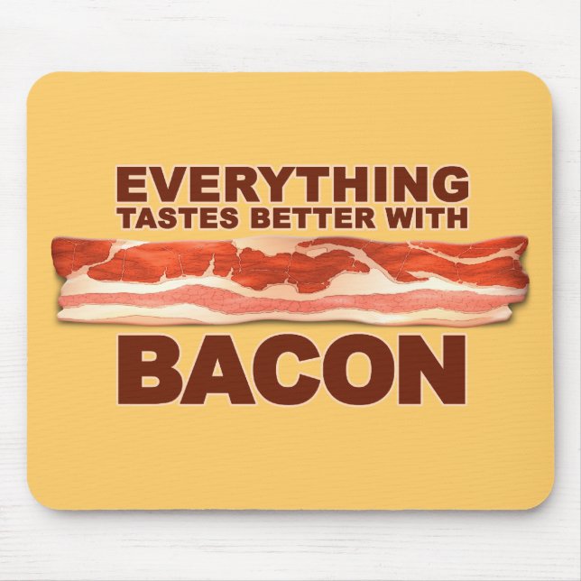 Bacon Computes Mouse Mat (Front)