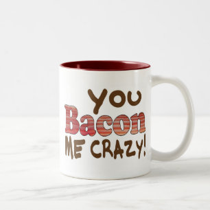 Bacon Crazy Two-Tone Coffee Mug