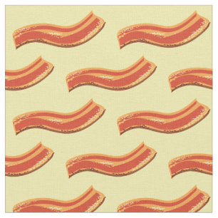 Bacon Cute Breakfast Kids Fabric