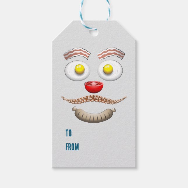 Bacon Eggs Brunch Gift Tags (Front)