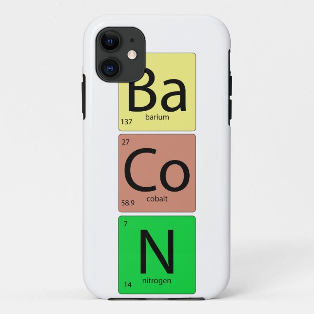 Bacon Geek Case-Mate iPhone Case (Back)