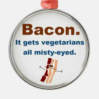 Bacon gets vegetarians misty-eyed metal tree decoration