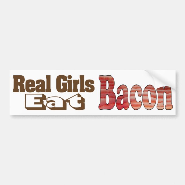 Bacon Girls Bumper Sticker (Front)