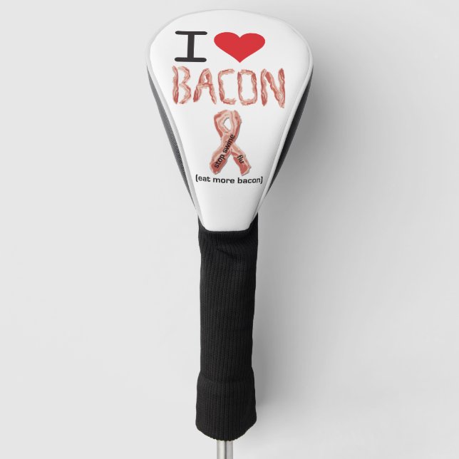 bacon golf head cover (Front)
