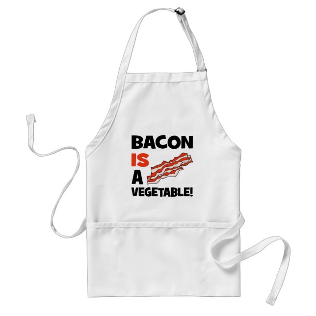 bacon is a vegetable standard apron (Front)