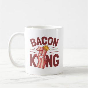 Bacon King Meat Lover Gifts for Men Boy Coffee Mug