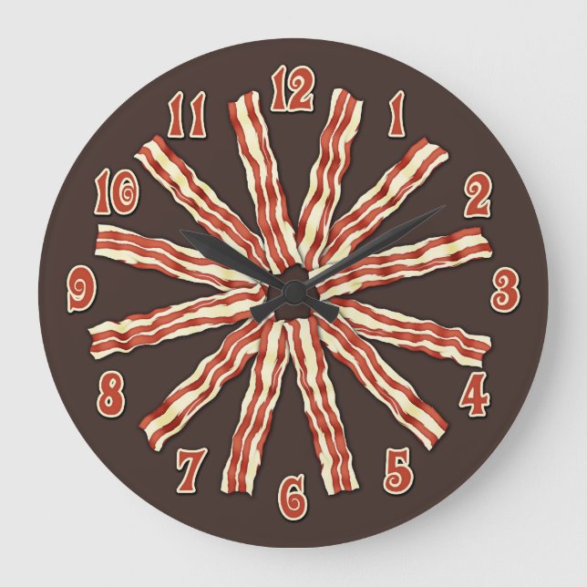 Bacon Large Clock (Front)