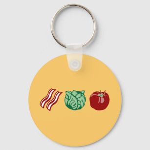 Bacon Lettuce & Tomato - The BLT! Key Ring