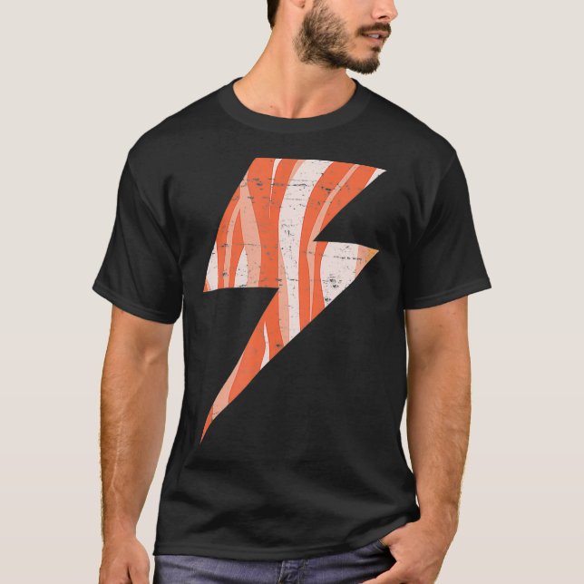 Bacon Lightning Bolt Keto Diet shocking T  T-Shirt (Front)