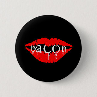 Bacon Lips 6 Cm Round Badge