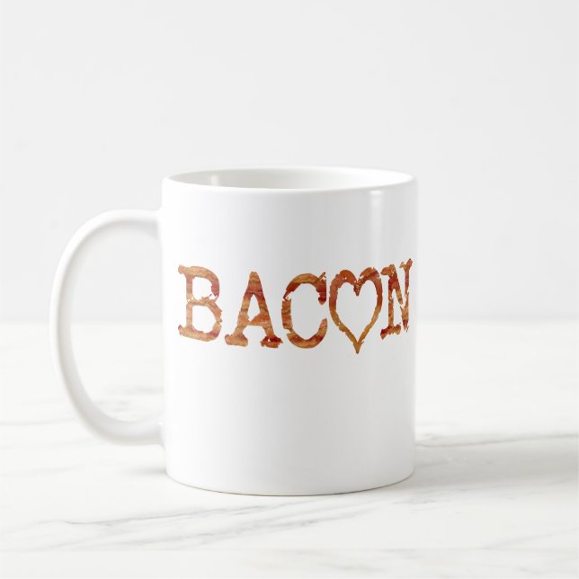 Bacon LOVE Coffee Mug (Left)