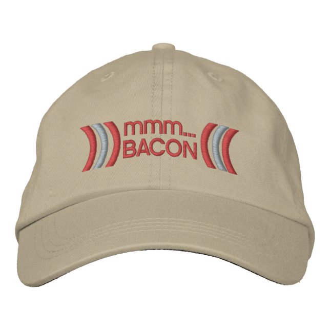 Bacon LOVE Embroidered Hat (Front)