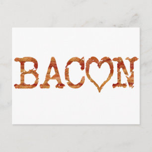 Bacon LOVE Postcard