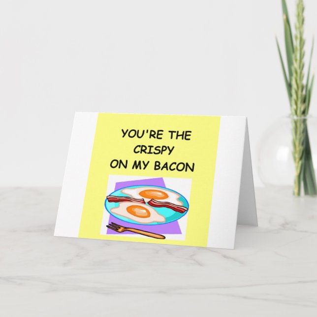BACON lover Holiday Card (Front)