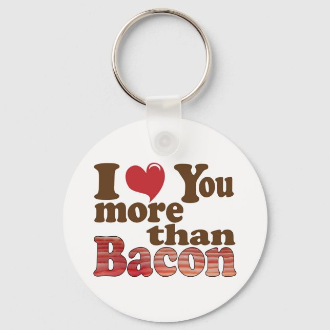 Bacon Lover Key Chain (Front)