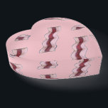 Bacon Lover Sizzlin' Pink Breakfast Strips Foodie Paperweight<br><div class="desc">Ideal for gifting or for decorating an office,  this paperweight features an original illustration of delicious sizzling pink bacon strips.

This design is also available on other products. Don't see what you're looking for? Contact Rebecca to have something designed just for you.</div>