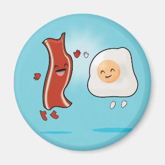 Bacon Loves Eggs Magnet