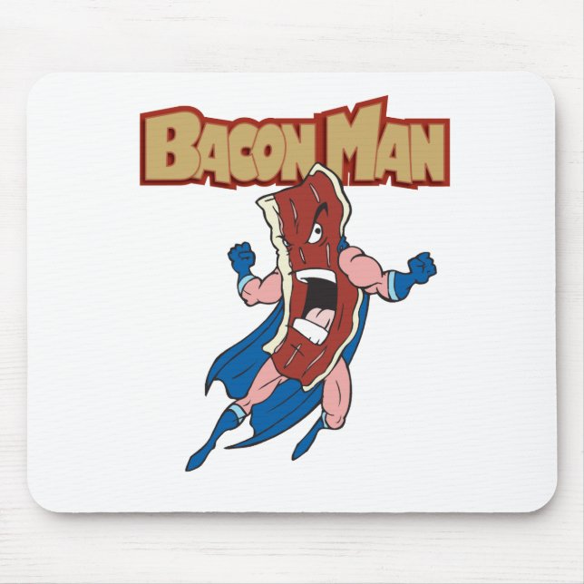 Bacon Man Mouse Mat (Front)