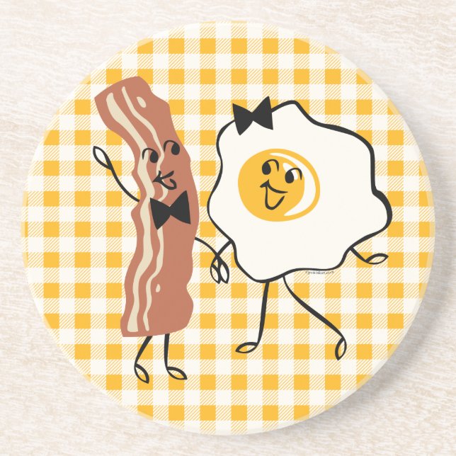 Bacon 'N Egg Lover Coaster (Front)