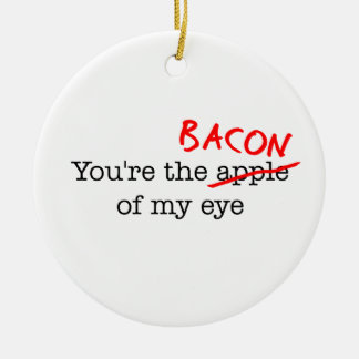 Bacon of My Eye Ceramic Tree Decoration