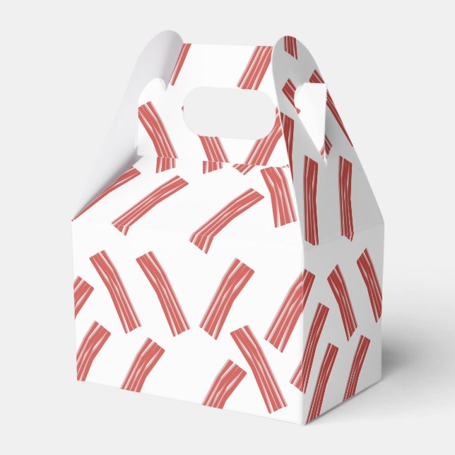 Bacon Party All You Can Eat Birthday Any Age Favour Box (Front Side)