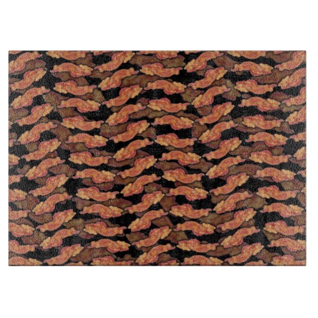 Bacon Pattern Cutting Board (Front)