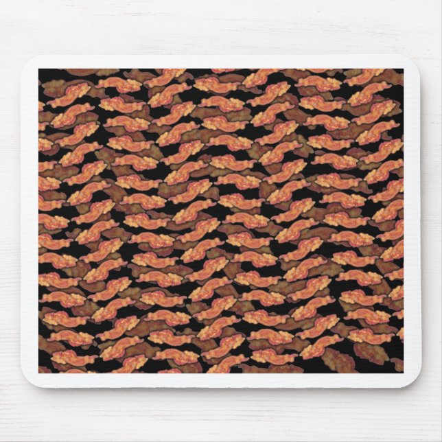 Bacon Pattern Mouse Mat (Front)