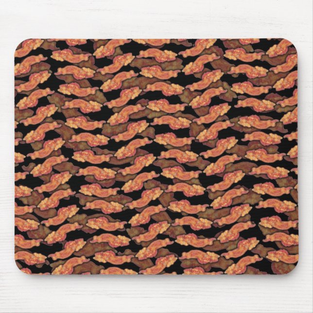 Bacon Pattern Mouse Mat (Front)