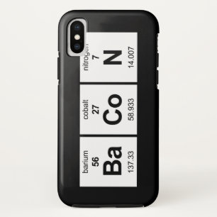 BaCoN Periodic Table iPhone X Case