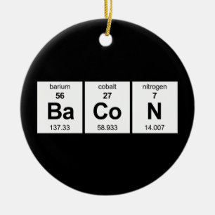 BaCoN Periodic Table Ceramic Tree Decoration