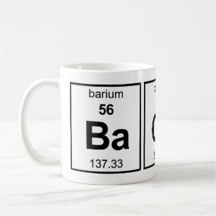 BaCoN Periodic Table Coffee Mug