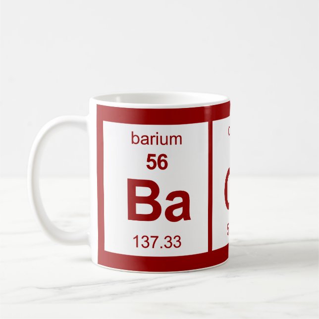 BaCoN Periodic Table Coffee Mug (Left)