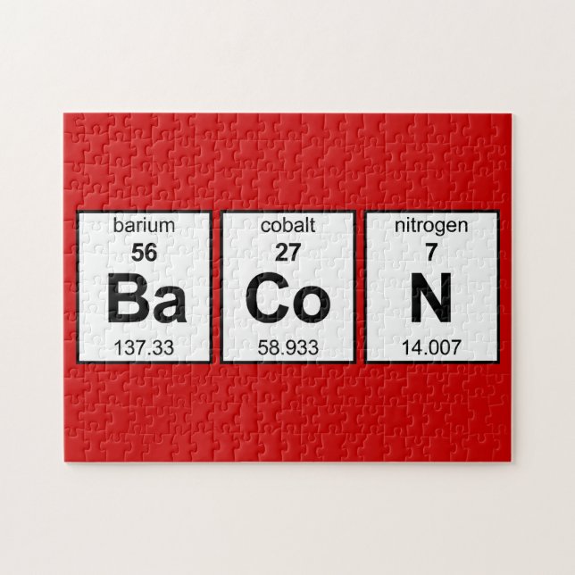 BaCoN Periodic Table Jigsaw Puzzle (Horizontal)