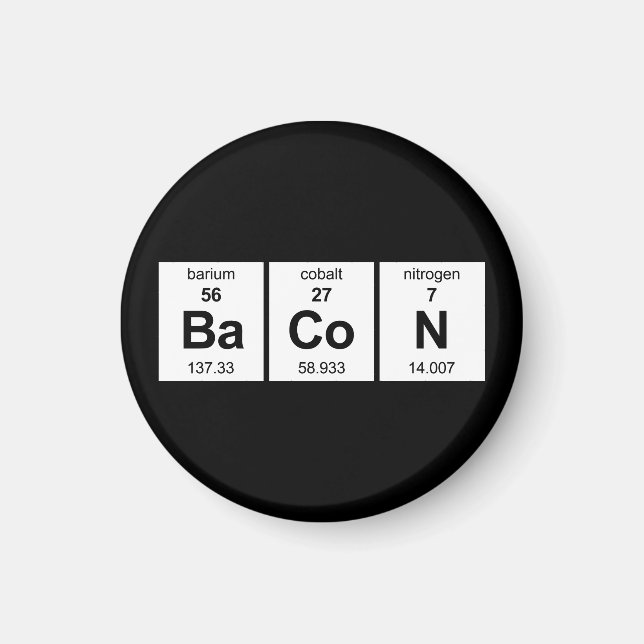 BaCoN Periodic Table Magnet (Front)