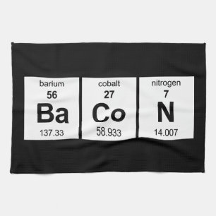 BaCoN Periodic Table Tea Towel